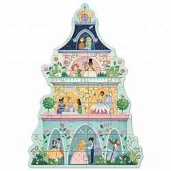 Пазл Замок принцессы 36 элементов (Djeco, 07130) - миниатюра
